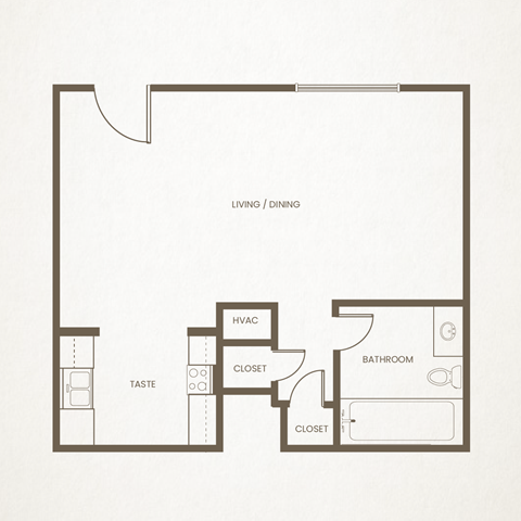 a floor plan of a home with a beige background
